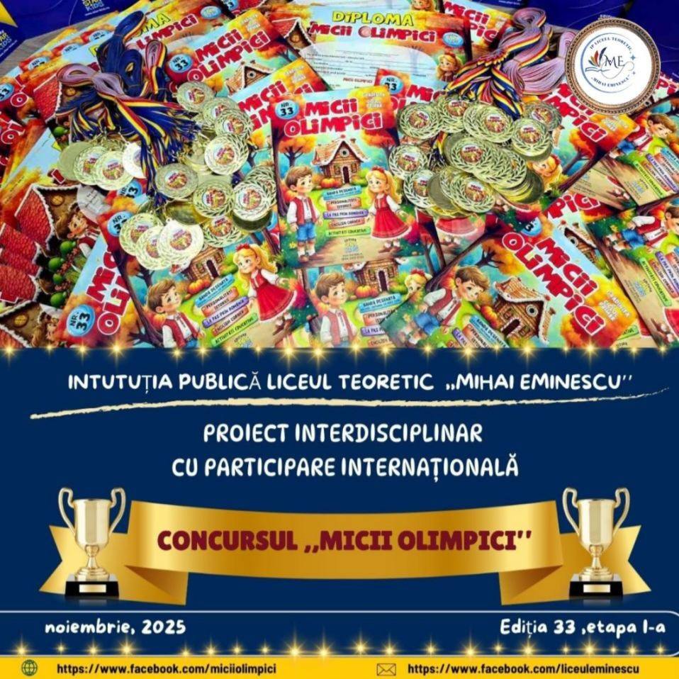 Micii Olimpici - Pași Mici, Realizări Mari!